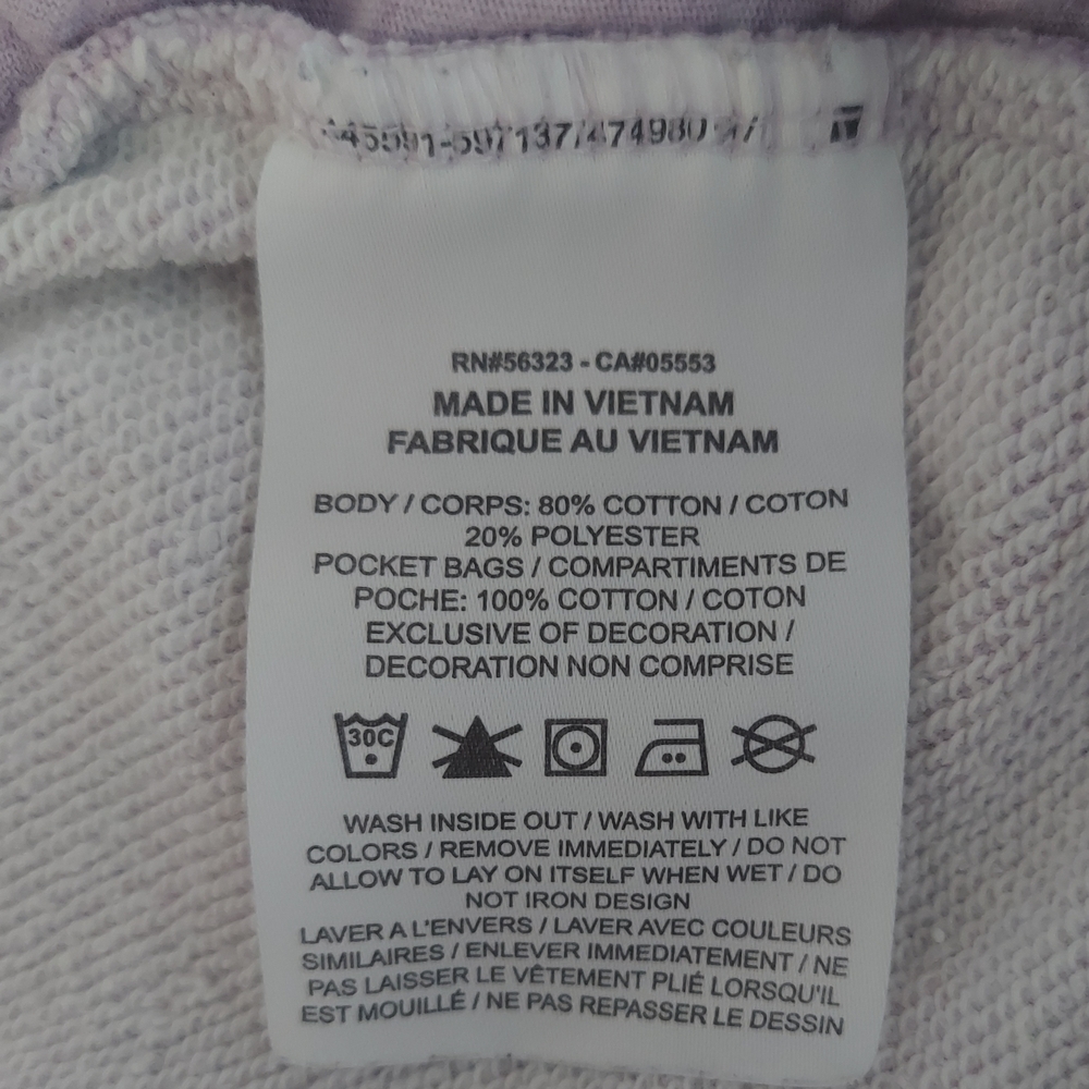 Nike Women's Heathered Light Pink Fleece Lounge Shorts with Pockets Size Medium - Picture 4 of 6